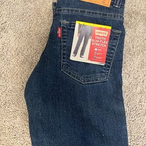 Levi's Youth Slim Flex Stretch Jeans - Dark Blue